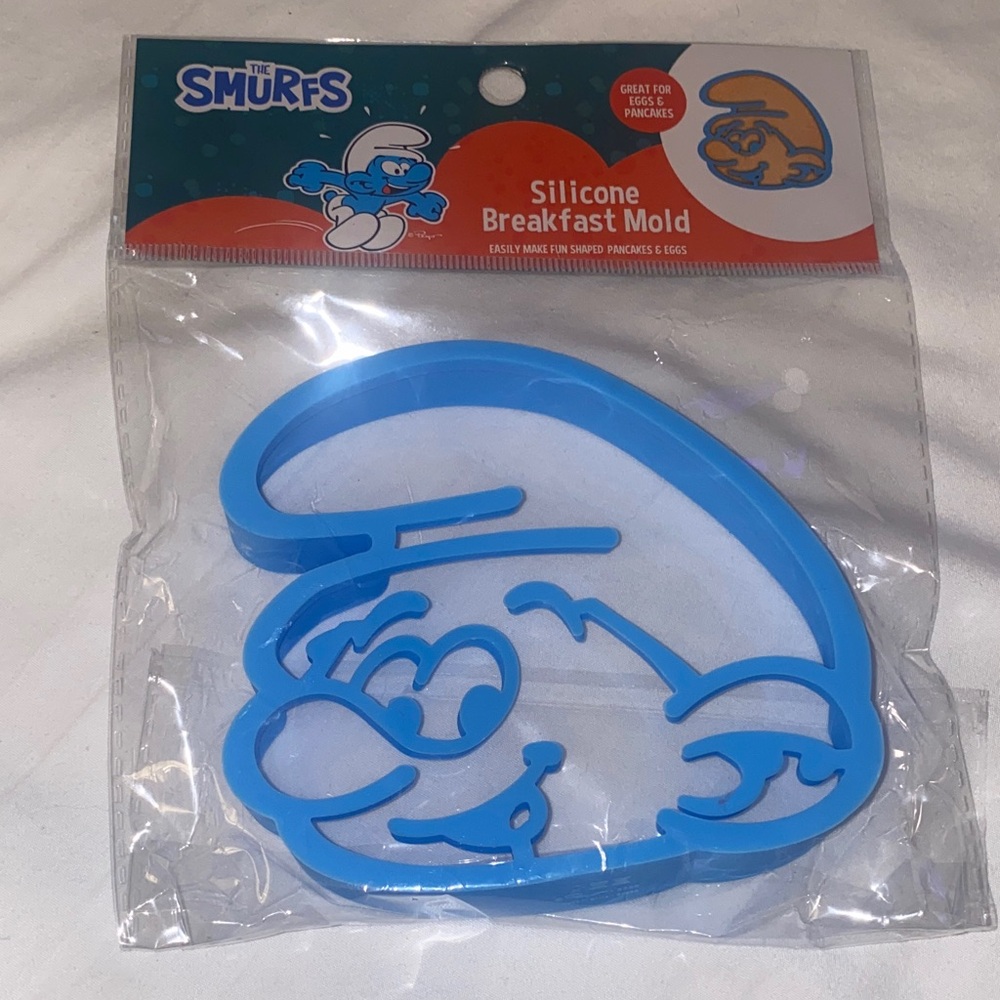 The Smurfs Blue Silicone Breakfast Mold